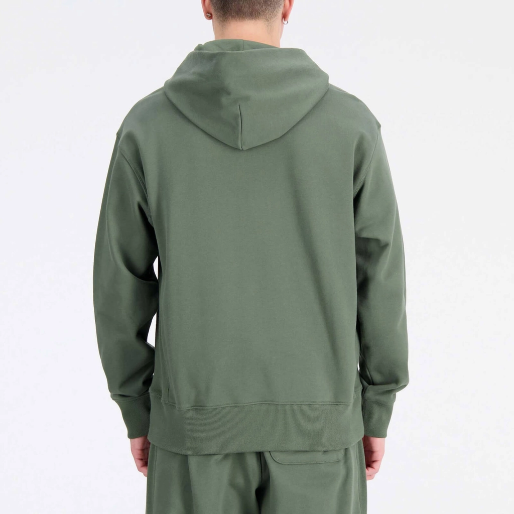 New Balance Athletics Remastered French Terry Cotton-Jersey Hoodie - S